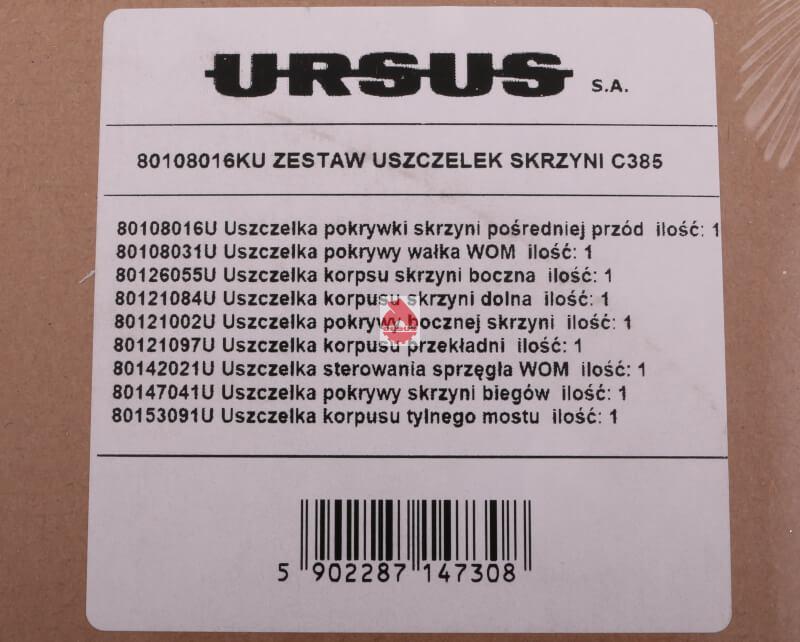 Komplet ( zestaw ) uszczelek skrzyni C-385 ORYGINAŁ URSUS - obrazek 2