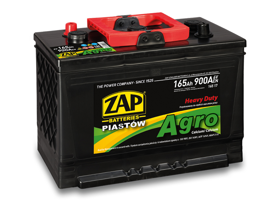 Akumulator ZAP 6V/165Ah 900A