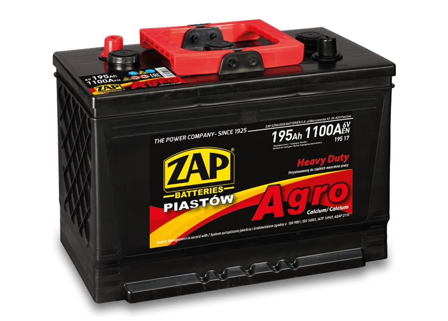 Akumulator ZAP 6V/195Ah 1100A