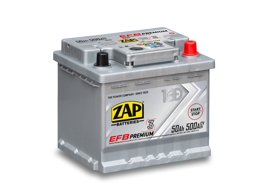 Akumulator ZAP 12V/50Ah 500A