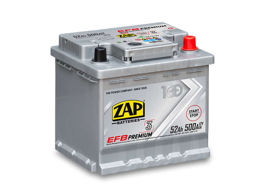 Akumulator ZAP 12V/52Ah 500A