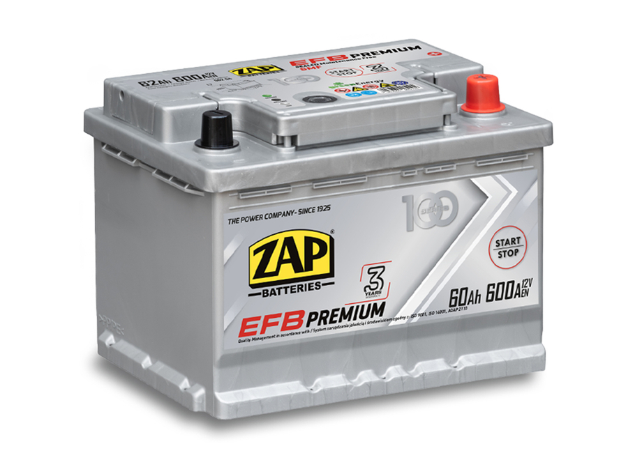 Akumulator ZAP 12V/60Ah 600A