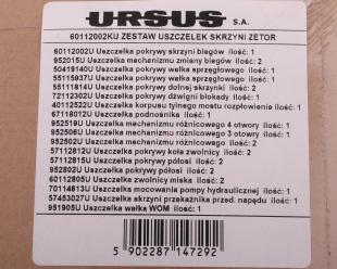 Komplet ( zestaw ) uszczelek skrzyni / mostu ZETOR ORYGINAŁ URSUS