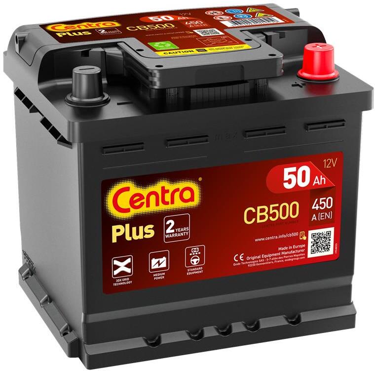 Akumulator Centra 12V/50Ah 450A